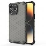 Carcasa Armored Honeycomb compatibila cu iPhone 14 Pro, Negru 2 - lerato.ro