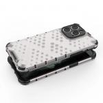 Carcasa Armored Honeycomb compatibila cu iPhone 14 Pro, Negru 3 - lerato.ro