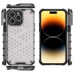 Carcasa Armored Honeycomb compatibila cu iPhone 14 Pro, Negru 18 - lerato.ro