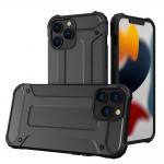 Carcasa Armored Honeycomb compatibila cu iPhone 14 Pro, Black 8 - lerato.ro
