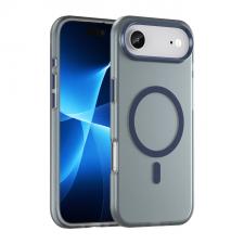 Carcasa Magnetic Abrasive cu MagSafe compatibila cu iPhone 17 Air, Matte Blue
