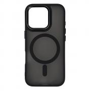 Carcasa Fashion Case cu MagSafe compatibila cu iPhone 17 Air, Negru