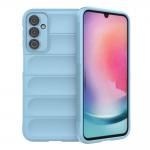 Carcasa Magic Shield compatibila cu Samsung Galaxy A24 4G, Light Blue 2 - lerato.ro
