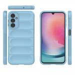 Carcasa Magic Shield compatibila cu Samsung Galaxy A24 4G, Light Blue 3 - lerato.ro