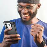 Carcasa Carbon Case compatibila cu Xiaomi Redmi Note 13 5G, Negru 8 - lerato.ro