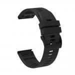 Curea din silicon compatibila cu Garmin Fenix 3 / 5X / 6X / 7X Pro, Negru 3 - lerato.ro