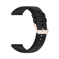 Curea din silicon compatibila cu Xiaomi Mi Watch, Negru