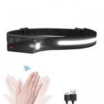 Lanterna frontala WLCHL03, 5 moduri de iluminare, Senzor miscare, 350lm, 1200 mAh, Autonomie maxima 8h, Incarcare USB-C, IPX4, Negru 7 - lerato.ro