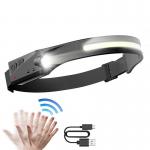 Lanterna frontala WLCHL03, 5 moduri de iluminare, Senzor miscare, 350lm, 1200 mAh, Autonomie maxima 8h, Incarcare USB-C, IPX4, Negru 9 - lerato.ro