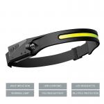 Lanterna frontala WLCHL03, 5 moduri de iluminare, Senzor miscare, 350lm, 1200 mAh, Autonomie maxima 8h, Incarcare USB-C, IPX4, Negru 11 - lerato.ro