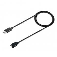 Incarcator magnetic compatibil cu ceasurile Garmin, 1m, USB-C, Negru