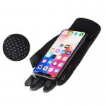Manusi de iarna, Pattern silicon degete, Compatibile cu ecrane tactile, Waterproof / Windproof, Negru 4 - lerato.ro