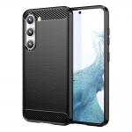 Carcasa Carbon Case compatibila cu Samsung Galaxy S23 Plus, Negru 3 - lerato.ro