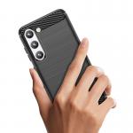 Carcasa Carbon Case compatibila cu Samsung Galaxy S23 Plus, Negru 7 - lerato.ro
