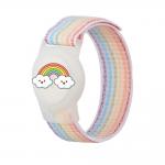Husa si curea pentru copii EA-67-0Y3S Rainbow compatibila cu Apple AirTag, Multicolor 2 - lerato.ro