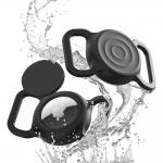 Husa EA-75-01 compatibila cu Apple AirTag, Pentru zgarda animalelor de companie, Waterproof, Negru 4 - lerato.ro