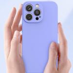 Carcasa Silicone Case compatibila cu Xiaomi Redmi Note 11 Pro 5G / 11 Pro / 11E Pro, Light Purple 5 - lerato.ro