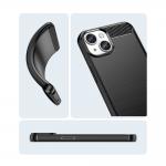 Carcasa Carbon compatibila cu iPhone 14, Albastru 16 - lerato.ro