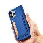 Carcasa Magnet Card Case compatibila cu iPhone 12 Pro, Albastru 12 - lerato.ro