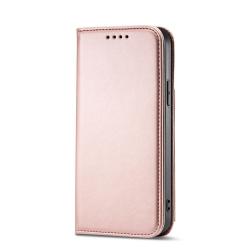 Carcasa Magnet Card Case compatibila cu iPhone 12 Pro, Roz