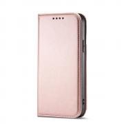 Carcasa Magnet Card Case compatibila cu iPhone 12 Pro Max, Roz