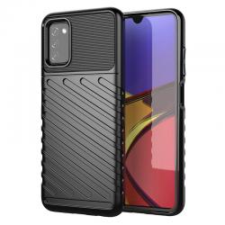 Carcasa Thunder Case Flexible Tough Rugged Cover compatibila cu Samsung Galaxy A03s, Negru