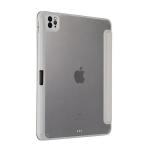 Husa Smart Stand compatibila cu iPad Air 11 inch 2024, Alb 2 - lerato.ro