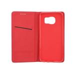 Husa Smart Magnet Book compatibila cu Samsung Galaxy M53, Rosu 4 - lerato.ro