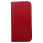Husa Smart Magnet Book compatibila cu iPhone 15 Plus, Rosu 2 - lerato.ro