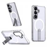 Carcasa Hybrid Armor X cu MagSafe si Stand compatibila cu Samsung Galaxy S26, Transparent 2 - lerato.ro
