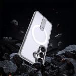 Carcasa Hybrid Armor X cu MagSafe si Stand compatibila cu Samsung Galaxy S26, Transparent 3 - lerato.ro