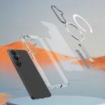 Carcasa Hybrid Armor X cu MagSafe si Stand compatibila cu Samsung Galaxy S26, Transparent 5 - lerato.ro