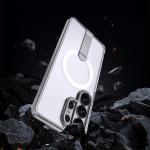 Carcasa Hybrid Armor X cu MagSafe si Stand compatibila cu Samsung Galaxy S26 Ultra, Transparent 3 - lerato.ro