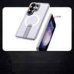 Carcasa Hybrid Armor X cu MagSafe si Stand compatibila cu Samsung Galaxy S26 Ultra, Transparent 4 - lerato.ro