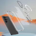 Carcasa Hybrid Armor X cu MagSafe si Stand compatibila cu Samsung Galaxy S26 Ultra, Transparent 5 - lerato.ro