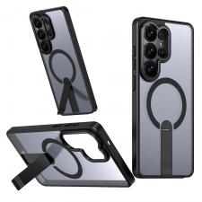 Carcasa Hybrid Armor X cu MagSafe si Stand compatibila cu Samsung Galaxy S26 Ultra, Negru