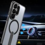 Carcasa Hybrid Armor X cu MagSafe si Stand compatibila cu Samsung Galaxy S26 Ultra, Negru 7 - lerato.ro