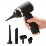 Aspirator auto KH-128, 5000Pa, 60W, 1500mAh, Recipient praf 0.2l, USB-C, Set accesorii inclus, Negru 2 - lerato.ro