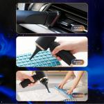 Aspirator auto KH-128, 5000Pa, 60W, 1500mAh, Recipient praf 0.2l, USB-C, Set accesorii inclus, Negru 4 - lerato.ro