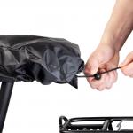 Husa impermeabila pentru sa, Protectie importriva umezelii, Material eleastic, Negru 4 - lerato.ro