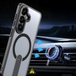 Carcasa Hybrid Armor X cu MagSafe si Stand compatibila cu Samsung Galaxy A57 5G, Negru 7 - lerato.ro