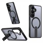 Carcasa Hybrid Armor X cu MagSafe si Stand compatibila cu Samsung Galaxy A37 5G / A36 5G, Negru 2 - lerato.ro