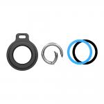 Set 2 huse de protectie Hurtel WAT-86 compatibile cu Apple AirTag, Negru 10 - lerato.ro