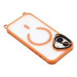 Carcasa cu MagSafe si Crossbody Lanyard compatibila cu iPhone 17, Portocaliu 7 - lerato.ro