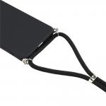 Carcasa cu Fiber Lining si Crossbody Lanyard compatibila cu Samsung Galaxy A57 5G, Negru 7 - lerato.ro