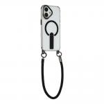 Carcasa cu MagSafe, Stand si Lanyard compatibila cu iPhone 17, Negru 3 - lerato.ro