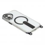 Carcasa cu MagSafe, Stand si Lanyard compatibila cu iPhone 17, Negru 6 - lerato.ro