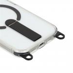 Carcasa cu MagSafe, Stand si Lanyard compatibila cu iPhone 17, Negru 8 - lerato.ro