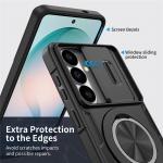 Carcasa Sliding Camera Cover cu Stand compatibila cu Samsung Galaxy S26, Negru 4 - lerato.ro