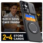 Carcasa Magnetic Case cu inel magnetic si protectie camera compatibila cu Samsung Galaxy S26, Negru 6 - lerato.ro